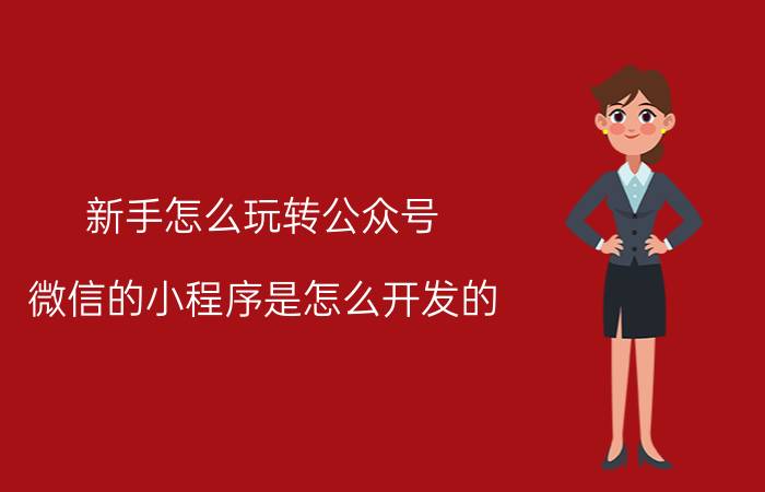 新手怎么玩转公众号 微信的小程序是怎么开发的？